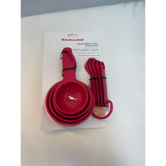 KitchenAid Hot Pink Hibiscus 12 pc. Utensils Set NEW WITH TAGS! - Picture 8 of 9